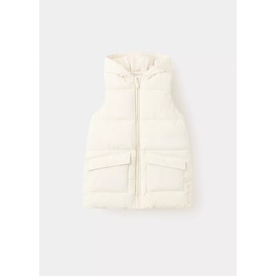 Gilet à capuche avec poches MANGO KIDS