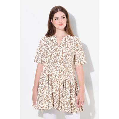 T-shirt, imprimé floral, encolure tunique ULLA POPKEN