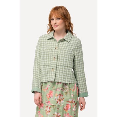 Veste à motif pied-de-poule, col chemise ULLA POPKEN