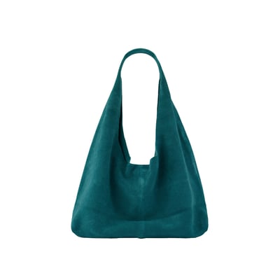 Sac Hobo cuir velours souple IKKS