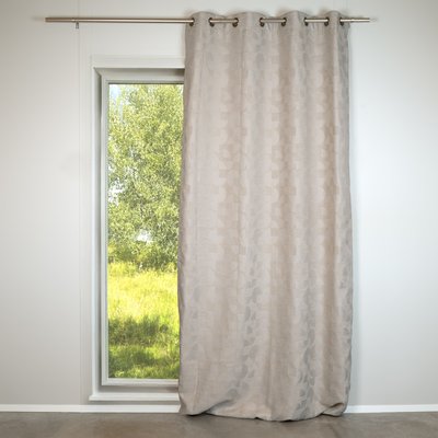 Rideau jacquard chenille à motifs géométrique HOME MAISON