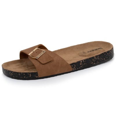 Sandales simple bride patch talon confort ISOTONER