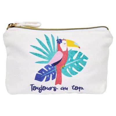 Pochette en coton TOUJOURS AU TOP DRAEGER PARIS