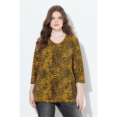 T-shirt coupe évasée, motif animal ULLA POPKEN
