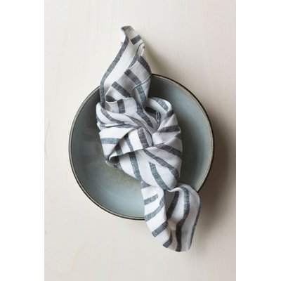 Serviette en lin lavé rayé, Les Essentiels GABRIELLE PARIS