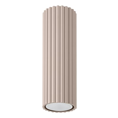 Plafonnier Aluminium Taupe GU10 1 Karbon EDEN