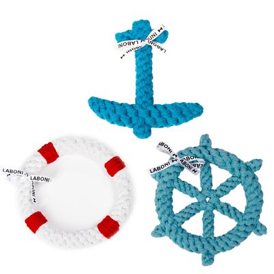 Set de jouets pour chiens pour hygiène dentaire AHOY LABONI LABONI