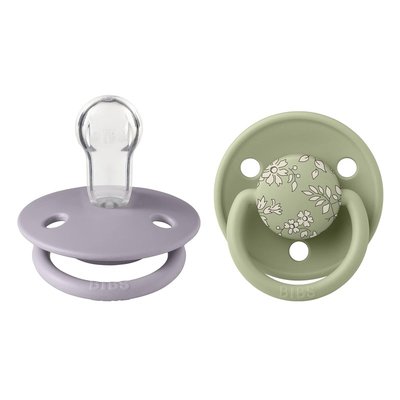 Lot de 2 sucettes Bibs De Lux Bibs x Liberty Capel Sage Mix Bibs