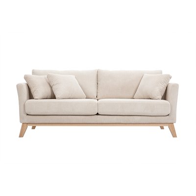 Canapé scandinave déhoussable 3 places OSLO MILIBOO