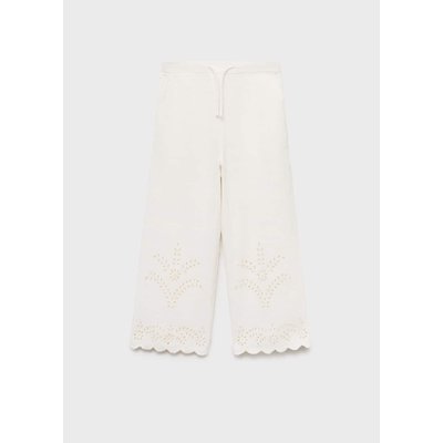 Pantalon broderie suisse MANGO KIDS
