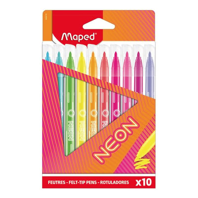 10 feutres pour coloriage Neon MAPED