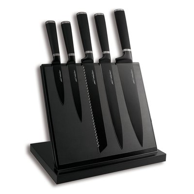 Bloc aimanté avec 5 couteaux LE COUTEAU DU CHEF