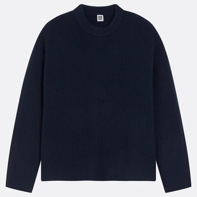 Pull col rond maille côtelée, volume ample LA REDOUTE COLLECTIONS
