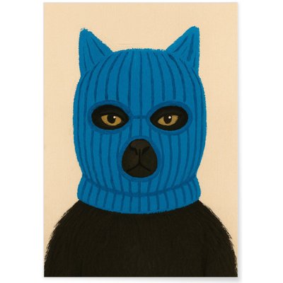 Affiche Chat masqué L'AFFICHERIE
