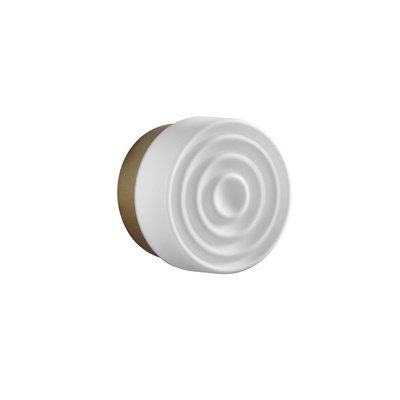 Petite Applique Led Sun Laiton Verre Blanc Opaque MILLUMINE
