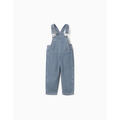 Salopette en jean à rayures avec poches ZIPPY