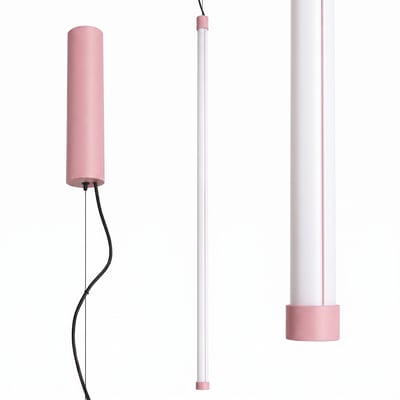 Suspension Acier Rose LED 1 Trang EDEN