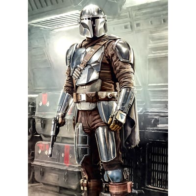 Papier peint Komar - Mandalorian Fight Posture - 200 x 280 cm HEXOA