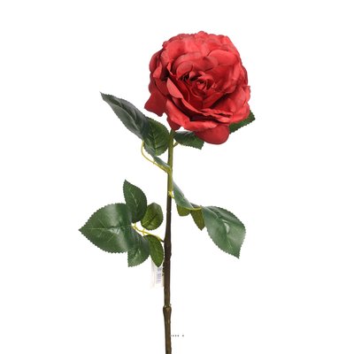 Rose Maya artificielle Rouge Amour H75cm T ARTIFICIELLES