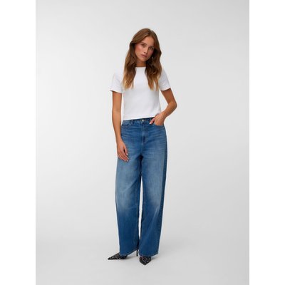 VMTAYLOR Taille moyenne Wide Leg Fit Jeans Jean à coupe large VERO MODA