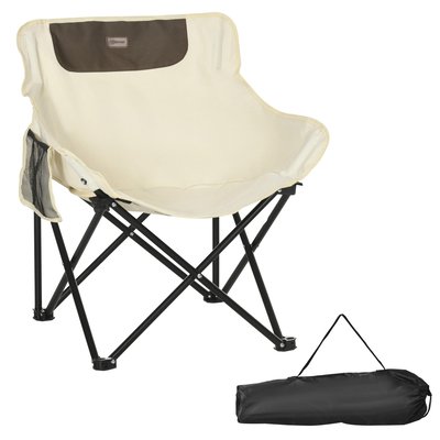 Chaise de camping pliable avec sac de transport OUTSUNNY