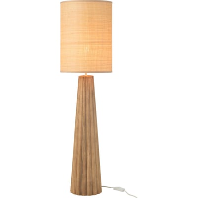 Lampe de salon en bois forme rectangulaire RECOLLECTION