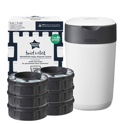 Starter Pack Twist & click bac + 6 recharges TOMMEE TIPPEE