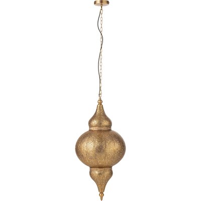 Suspension dorée orientale en métal pour salon élégant RECOLLECTION