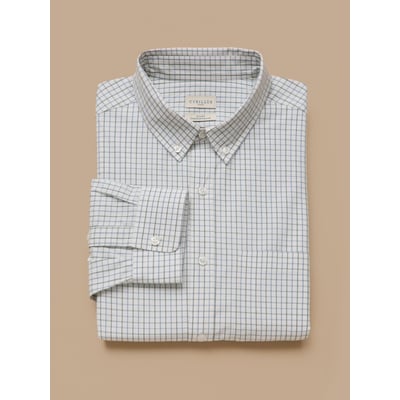 Chemise carreaux Tattersall  - coupe contemporaine CYRILLUS
