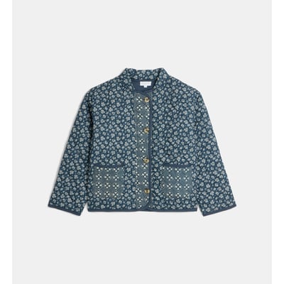 Veste matelassée talina kids florale popeline coton CADET ROUSSELLE