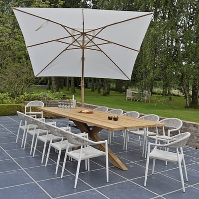 Parasol déporté Poséïdon 3x3m GECKO JARDIN