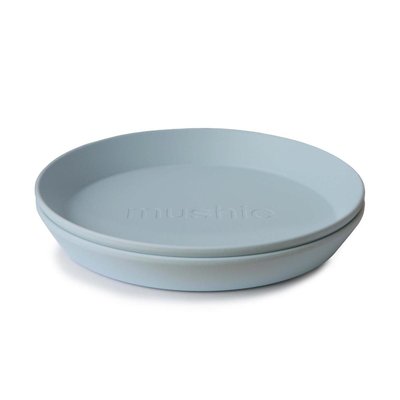 Lot de 2 assiettes rondes MUSHIE
