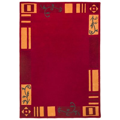 Tapis de salon HAWAI tufté main en laine naturelle THEKO