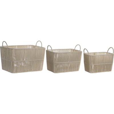 Panier de rangement coton métal  pour intérieur élégant RECOLLECTION