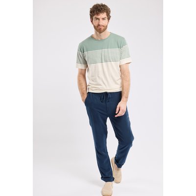 Pantalon taille élastique - coton et lin ARMOR-LUX