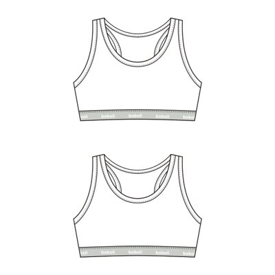 Lot de 2 tops en coton BOBOLI