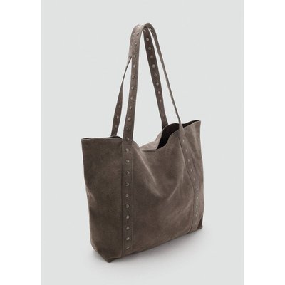 Sac tote croûte de cuir MANGO TEEN