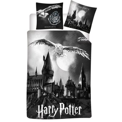 Parure de Lit Enfant Coton Réversible Edwige HARRY POTTER