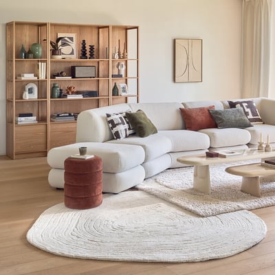 Tapis en laine forme galet, Ostia LA REDOUTE INTERIEURS