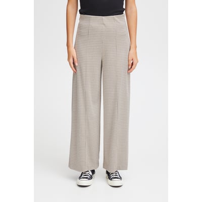 Pantalon à jambes larges, taille haute ICHI