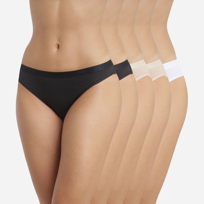 Lot de 5 culottes coton Les Pockets Ecodim DIM