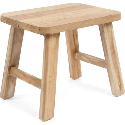 Tabouret Quincy en teck recyclé naturel RECOLLECTION
