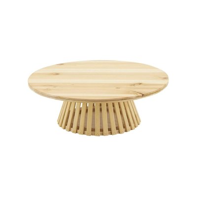 Plateau rond sur pied en pin AUBRY GASPARD