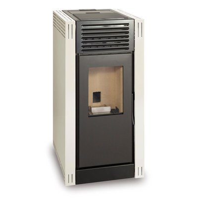ESCALOR Poêle à granulés NAREL 7kW blanc crème FERLUX