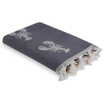 Fouta jacquard coton HOMARD FEBRONIE