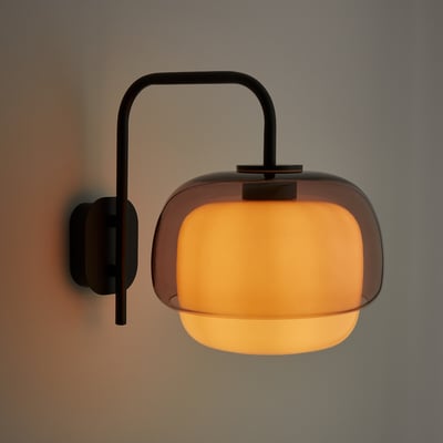 Aplique de cristal coloreado y acero, Kinoko LA REDOUTE INTERIEURS