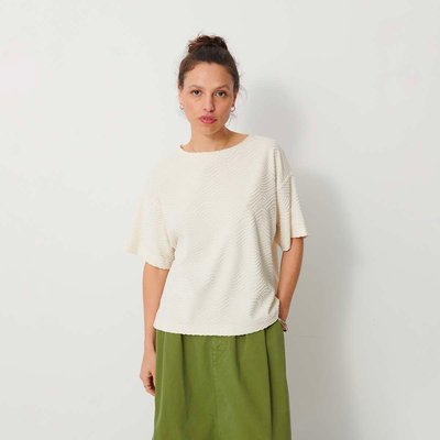 Pull MARTIN manches courtes en coton mélangé BENSIMON