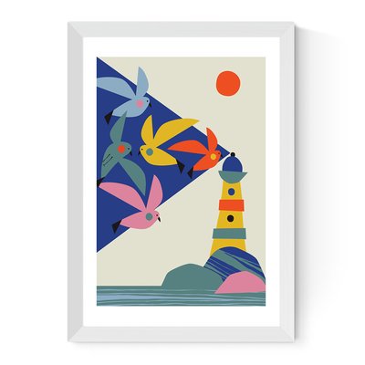 Seagulls by Rachel Lee Print EAST END PRINTS
