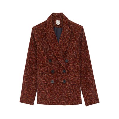 Blazer Maurice imprim?� rouille INES DE LA FRESSANGE PARIS