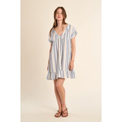 Robe en coton, rayée MOLLY BRACKEN